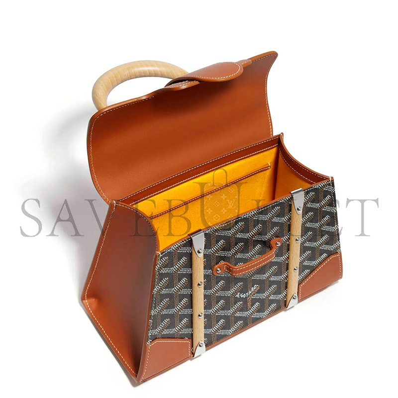 GOYARD SAÏGON STRUCTURÉ MINI BAG SAIGR2MINTY01CL03P (20*15*7.5cm)